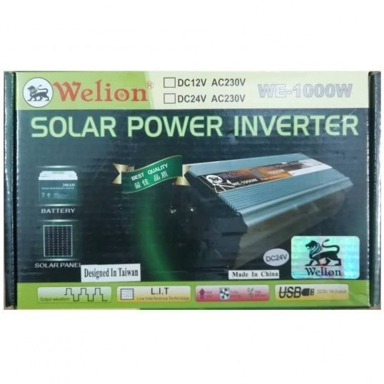 مبدل 1000وات 12 به 220 ولت اینورترویلیون سبز WE-1000W